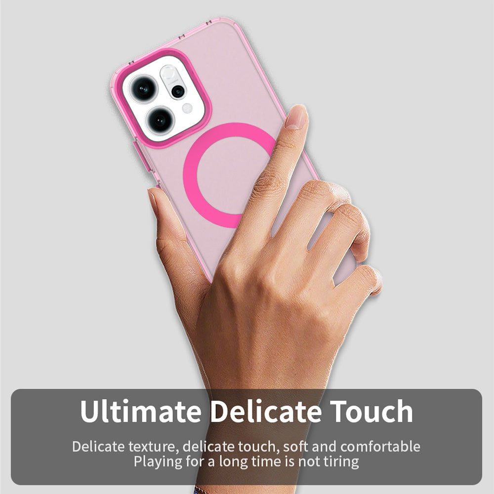 Futrola MagSafe za Oppo Reno14, Techsuit, CandyCase, Roze