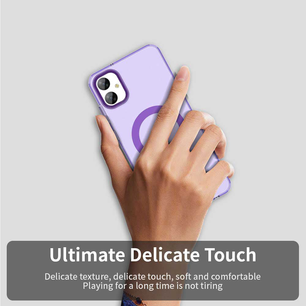 MagSafe futrola za Samsung Galaxy A05 A055, Techsuit, CandyCase, Ljubičasta