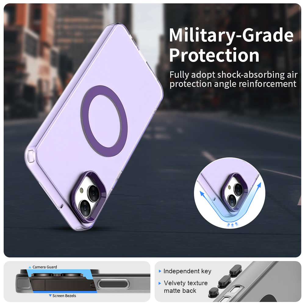 MagSafe futrola za Samsung Galaxy A05 A055, Techsuit, CandyCase, Ljubičasta