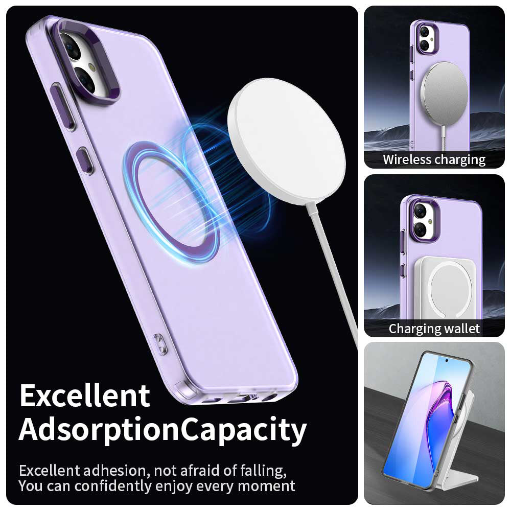 MagSafe futrola za Samsung Galaxy A05 A055, Techsuit, CandyCase, Ljubičasta