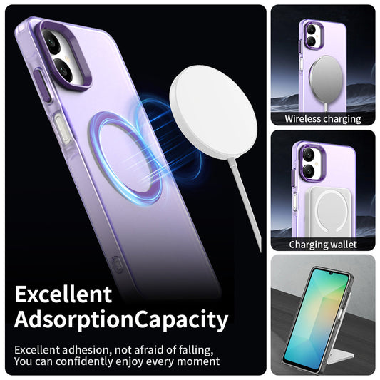 MagSafe futrola za Samsung Galaxy A06 A065, Techsuit, CandyCase, Ljubičasta