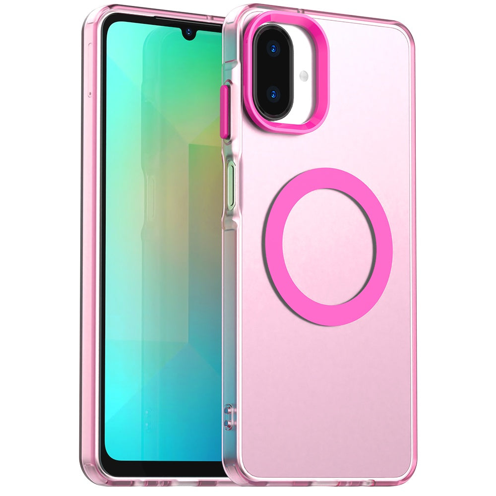 MagSafe futrola za Samsung Galaxy A07 4G A075, Techsuit, CandyCase, Roze