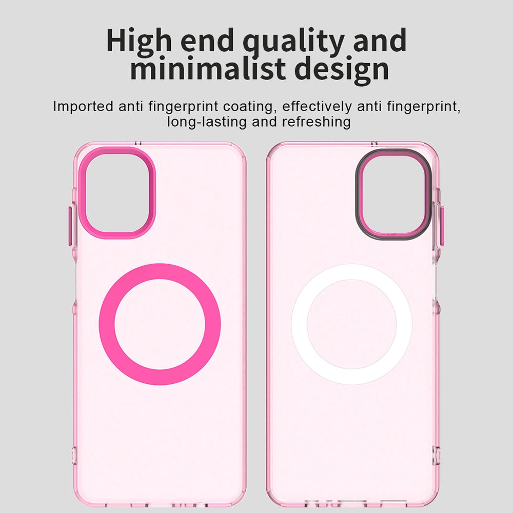 MagSafe futrola za Samsung Galaxy A07 4G A075, Techsuit, CandyCase, Roze