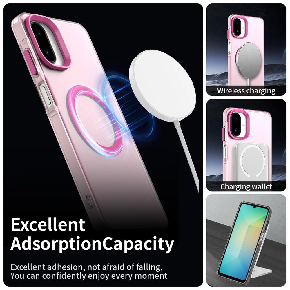 MagSafe futrola za Samsung Galaxy A07 4G A075, Techsuit, CandyCase, Roze