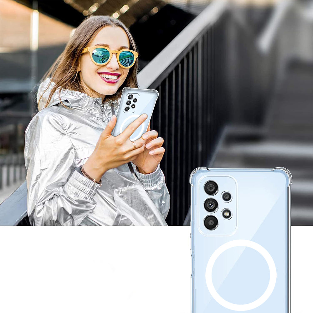 MagSafe futrola za Samsung Galaxy A15 5G A156 / A15 A155, Techsuit, Shockproof, Providna