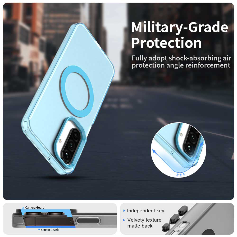 MagSafe futrola za Samsung Galaxy A17 5G A176, Techsuit, CandyCase, Plava