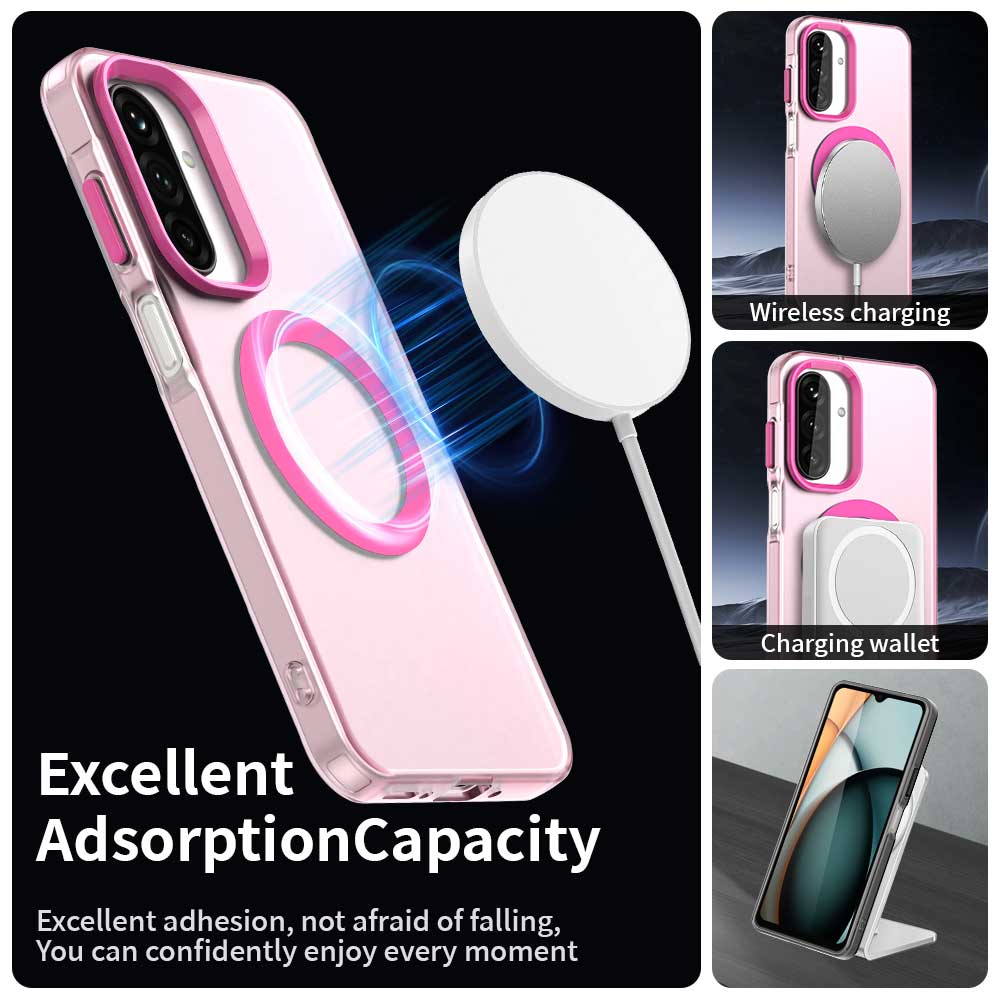 MagSafe futrola za Samsung Galaxy A17 5G A176, Techsuit, CandyCase, Roze