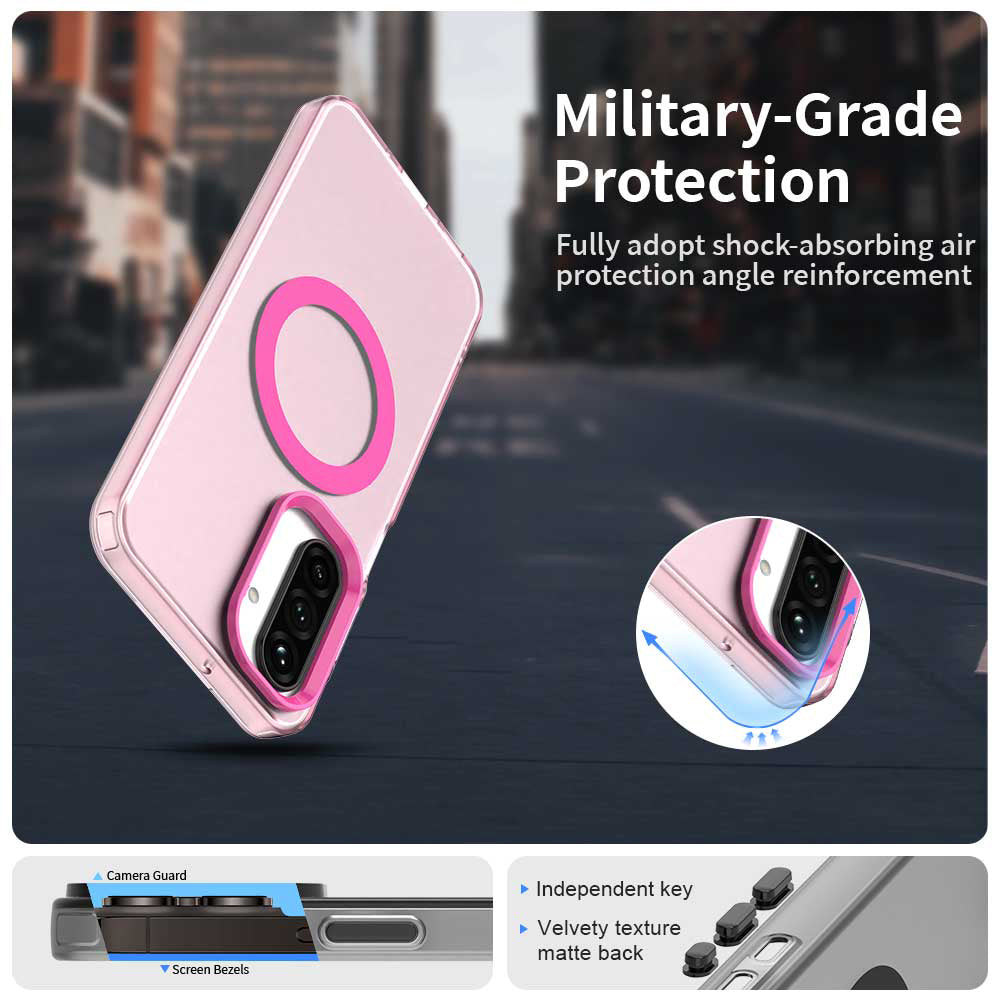 MagSafe futrola za Samsung Galaxy A17 5G A176, Techsuit, CandyCase, Roze