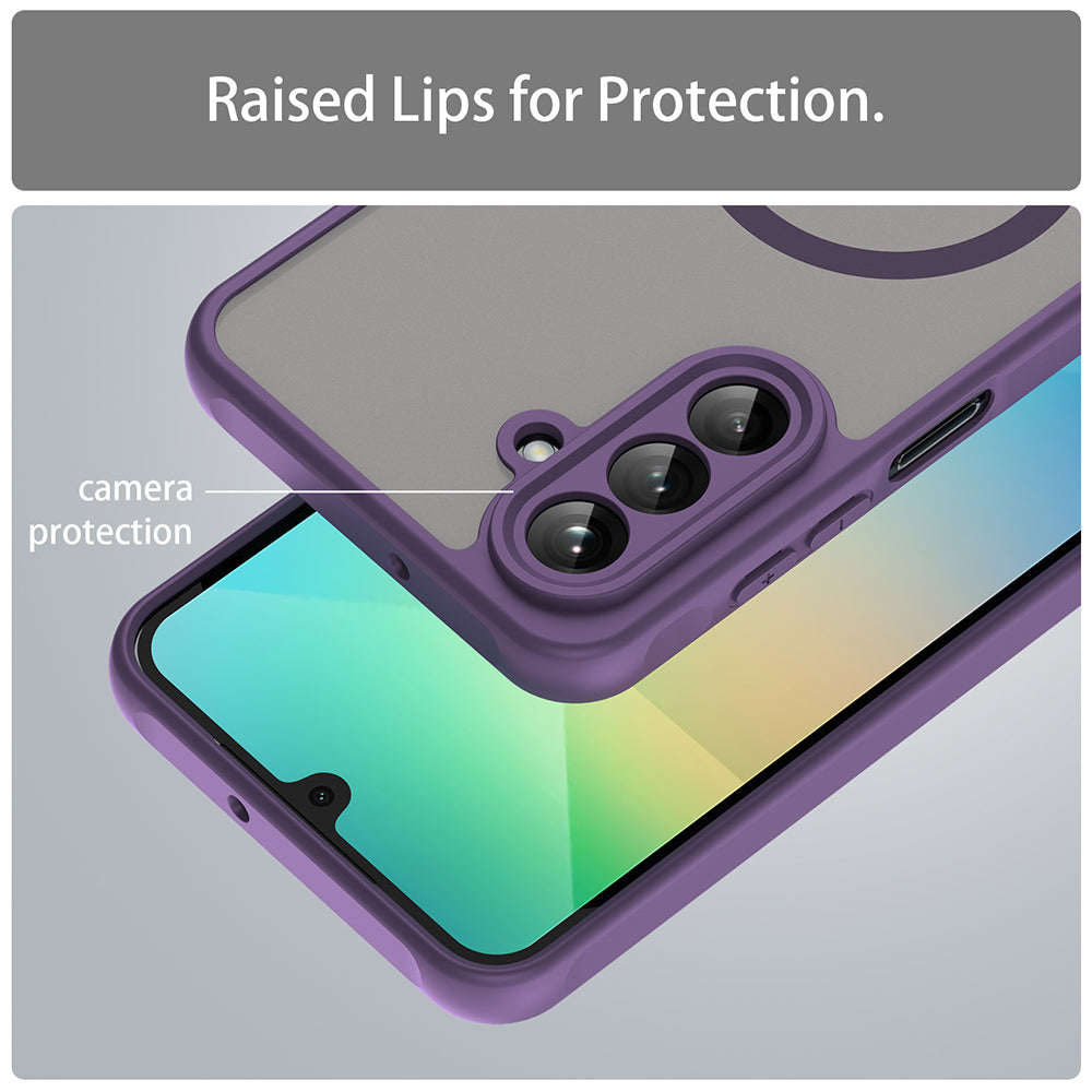 MagSafe futrola za Samsung Galaxy A26 A266, Techsuit, HaloFrost II, Ljubičasta