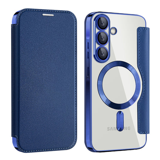 MagSafe futrola za Samsung Galaxy A26 A266, Techsuit, SmartMag Book, Plava
