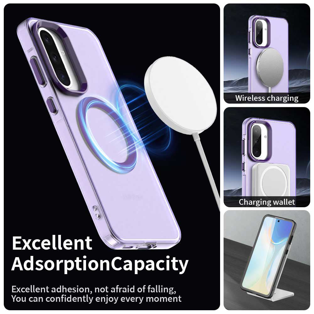 MagSafe futrola za Samsung Galaxy A36 A366, Techsuit, CandyCase, Ljubičasta