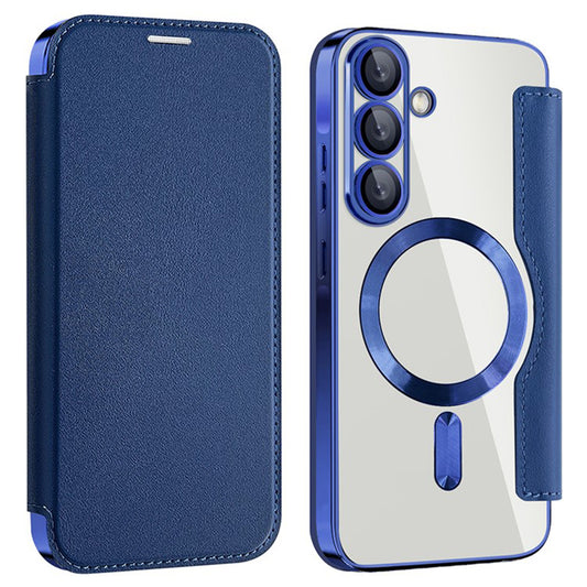 MagSafe futrola za Samsung Galaxy A36 A366, Techsuit, SmartMag Book, Plava