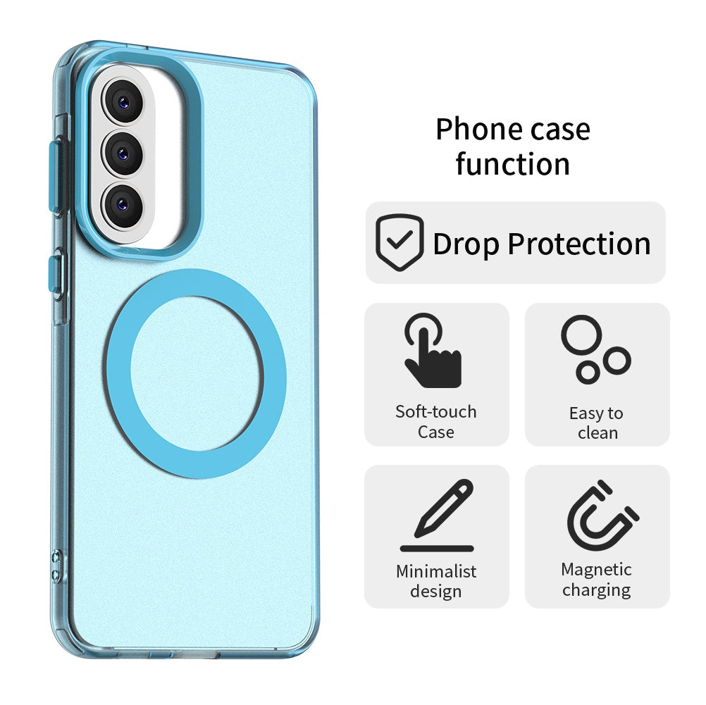 Futrola MagSafe za Samsung Galaxy A37 5G, Techsuit, CandyCase, Plava
