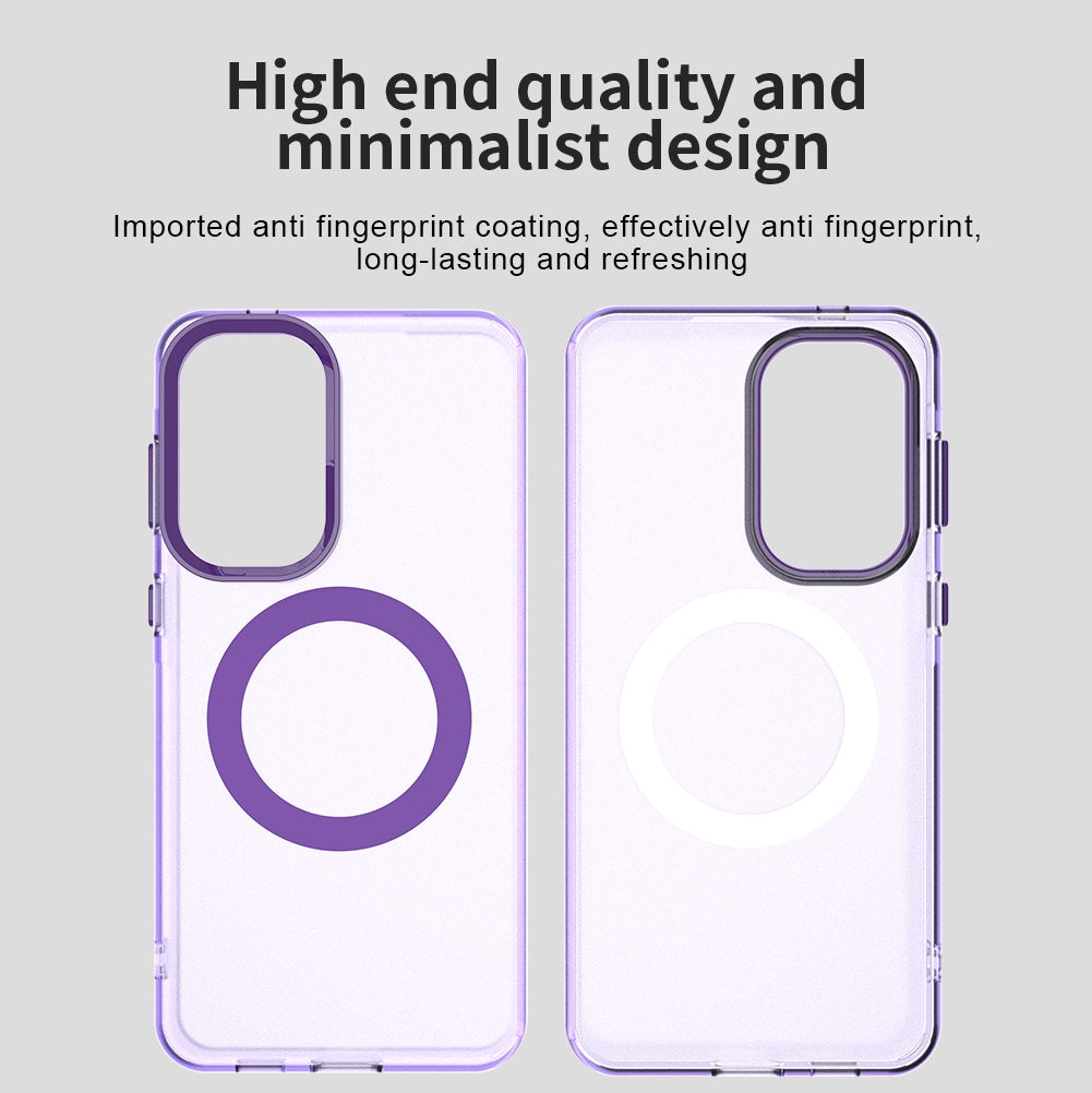 Futrola MagSafe za Samsung Galaxy A37 5G, Techsuit, CandyCase, Ljubičasta