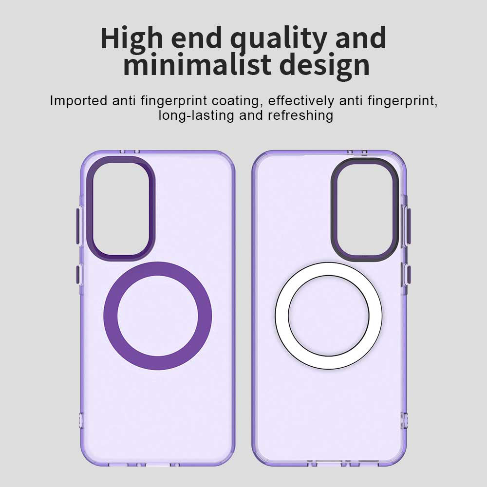 MagSafe futrola za Samsung Galaxy A56 A566, Techsuit, CandyCase, Ljubičasta