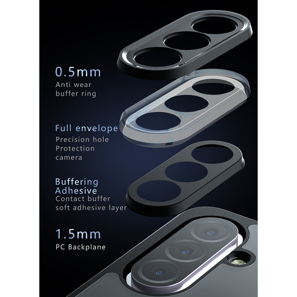 MagSafe futrola za Samsung Galaxy A56 A566, Techsuit, PureFrost, Crna Satenska