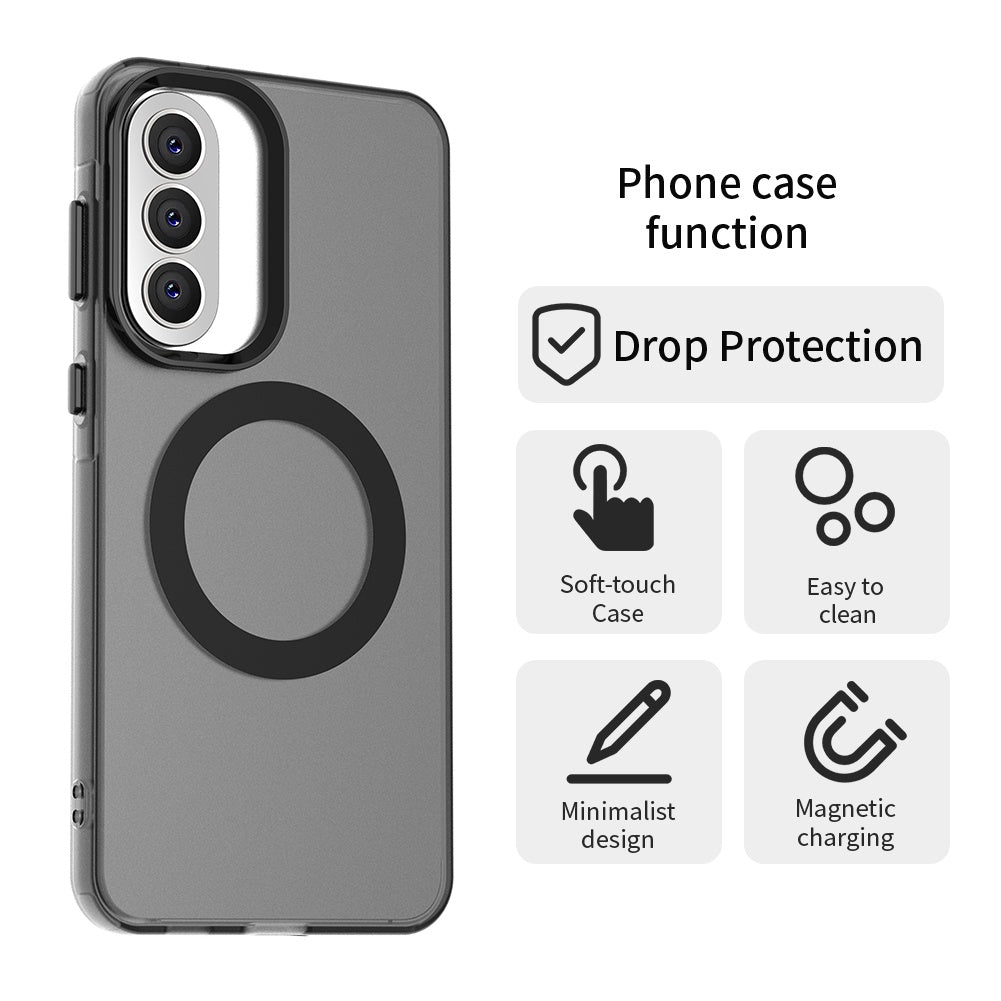 Futrola MagSafe za Samsung Galaxy A57 5G, Techsuit, CandyCase, Crna