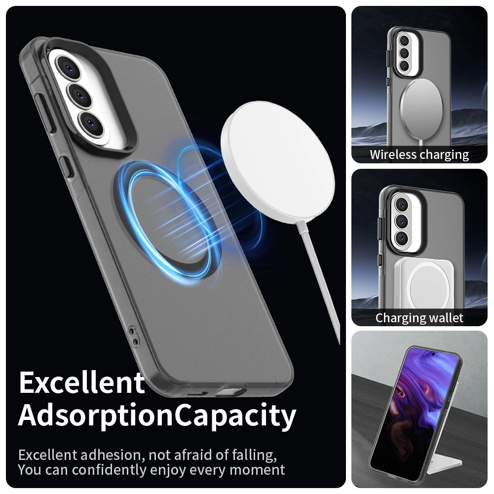 Futrola MagSafe za Samsung Galaxy A57 5G, Techsuit, CandyCase, Crna