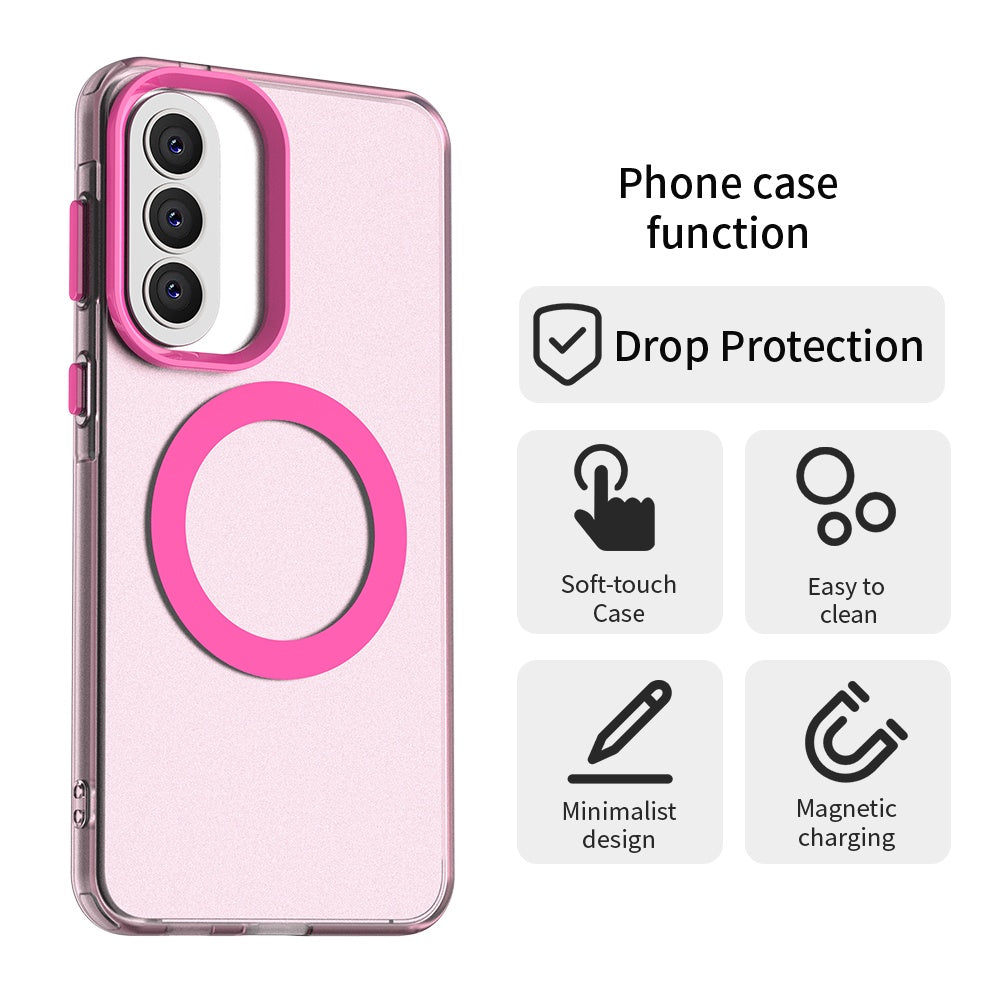 Futrola MagSafe za Samsung Galaxy A57 5G, Techsuit, CandyCase, Roze