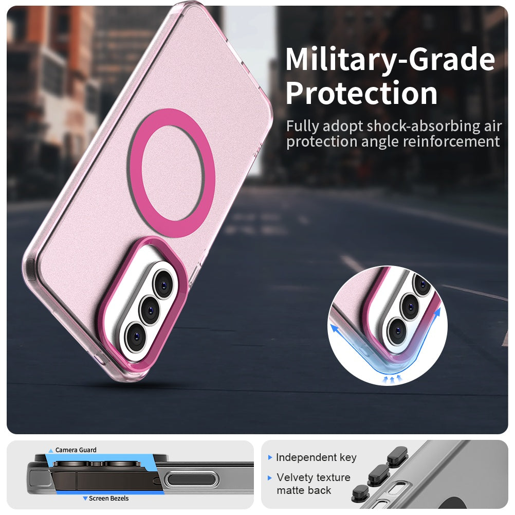 Futrola MagSafe za Samsung Galaxy A57 5G, Techsuit, CandyCase, Roze