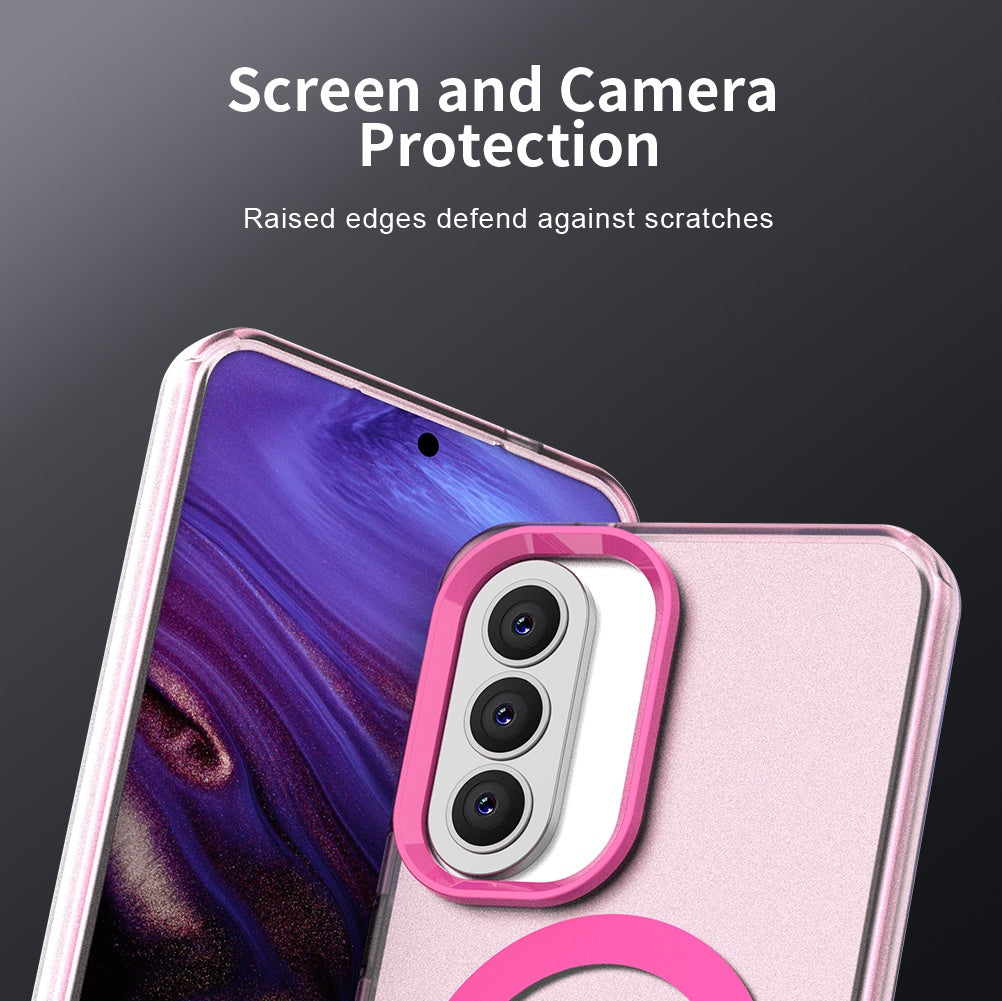 Futrola MagSafe za Samsung Galaxy A57 5G, Techsuit, CandyCase, Roze