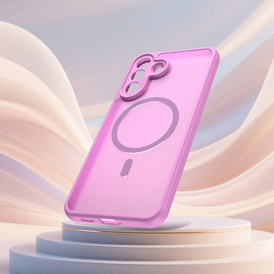 Futrola MagSafe za Samsung Galaxy A57 5G, Techsuit, HaloFrost II, Roze