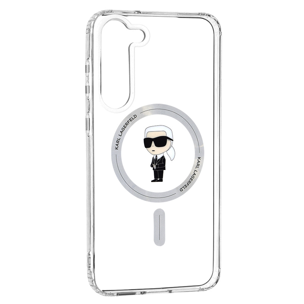 Futrola MagSafe za Samsung Galaxy S23+ S916, Karl Lagerfeld, IML Ikonik Karl, Providna