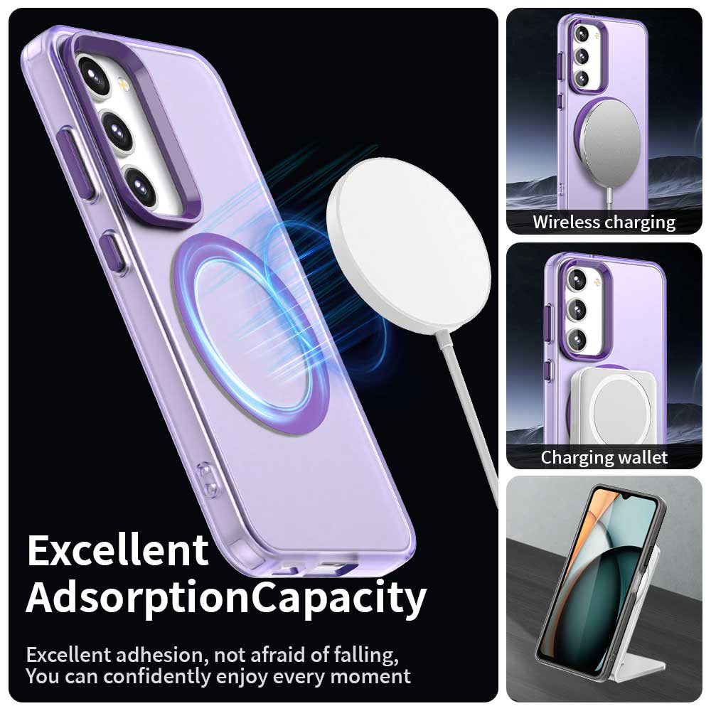 MagSafe futrola za Samsung Galaxy S23 S911, Techsuit, CandyCase, Ljubičasta