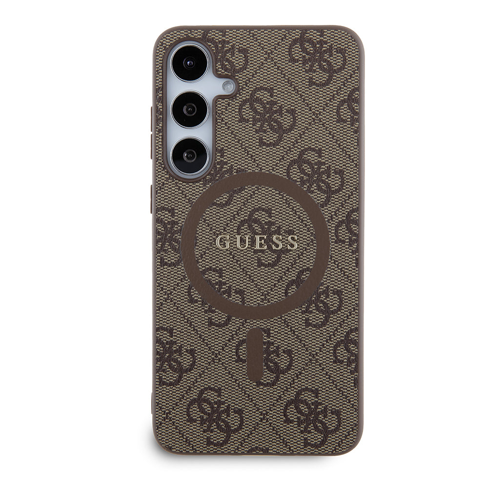 Futrola MagSafe za Samsung Galaxy S24+ S926, Guess, 4G Collection, Braon