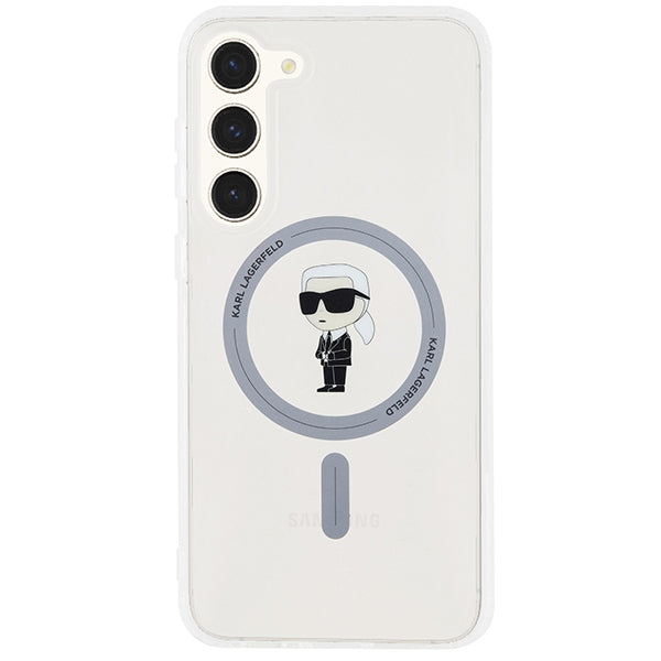 Futrola MagSafe za Samsung Galaxy S24+ S926, Karl Lagerfeld, IML Ikonik Karl, Providna