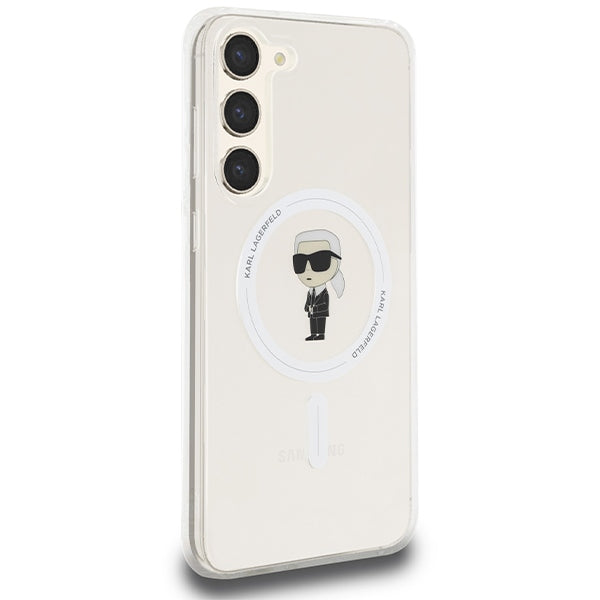 Futrola MagSafe za Samsung Galaxy S24+ S926, Karl Lagerfeld, IML Ikonik Karl, Providna