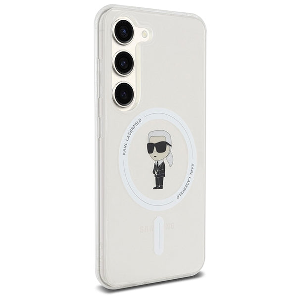 Futrola MagSafe za Samsung Galaxy S24 S921, Karl Lagerfeld, IML Ikonik Karl, Providna