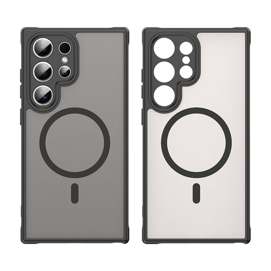 MagSafe futrola za Samsung Galaxy S24 Ultra S928, Techsuit, HaloFrost II, Crna