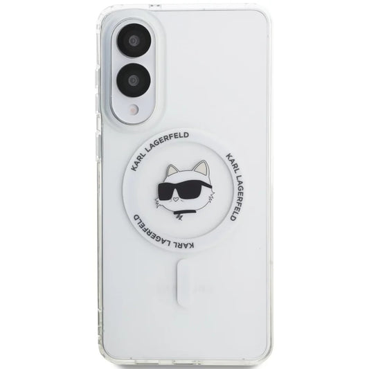 Futrola MagSafe za Samsung Galaxy S25 Edge S937, Karl Lagerfeld, IML Choupette's Head, Bela
