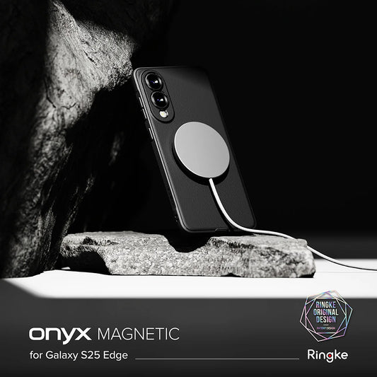 MagSafe futrola za Samsung Galaxy S25 Edge S937, Ringke, Onyx, Crna