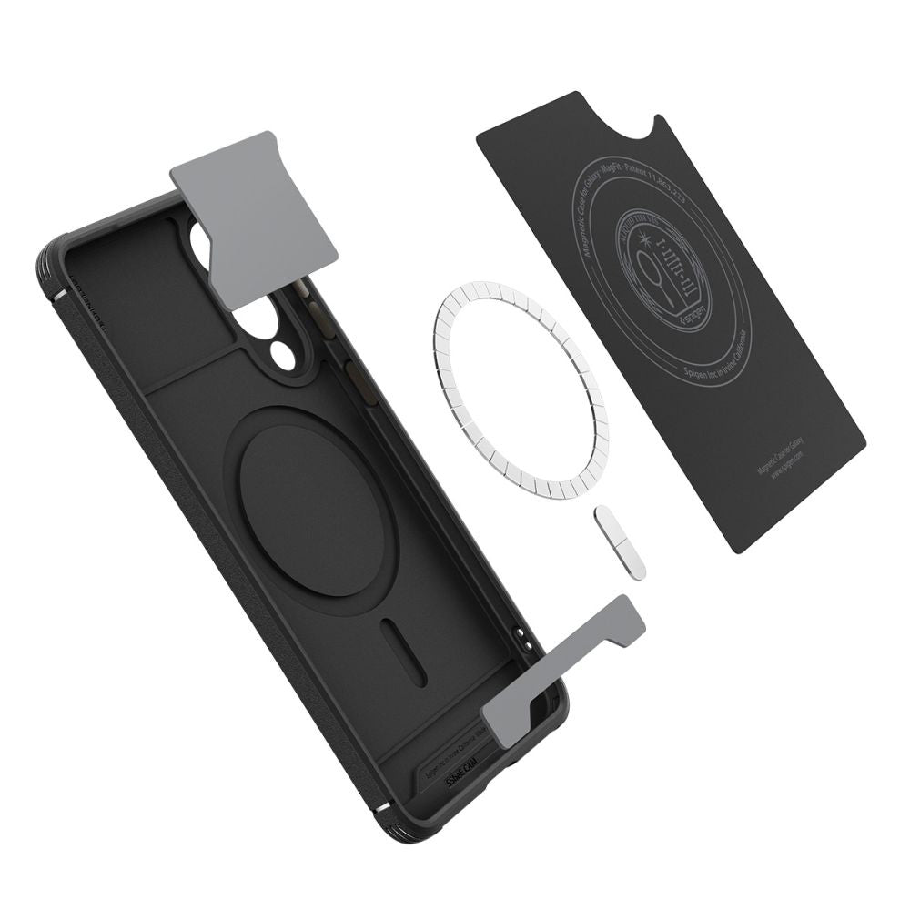 Futrola MagSafe za Samsung Galaxy S25 Edge S937, Spigen, Core Armor, Crna Mat ACS09406