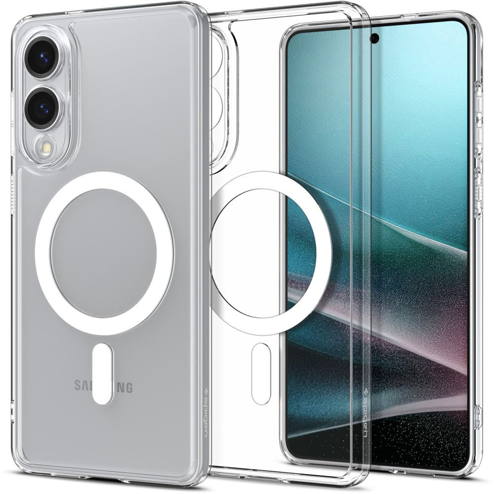 Futrola MagSafe za Samsung Galaxy S25 Edge S937, Spigen, Ultra Hybrid, Bela ACS09418
