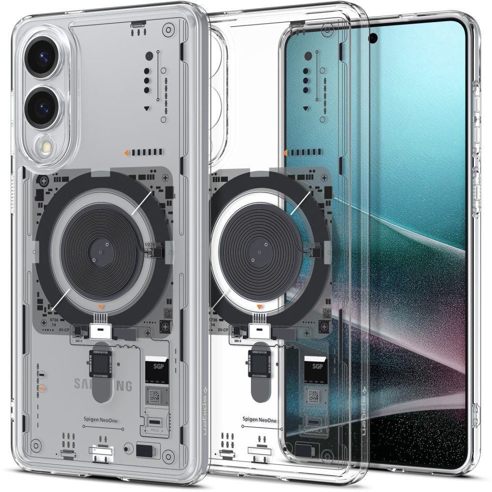 Futrola MagSafe za Samsung Galaxy S25 Edge S937, Spigen, Ultra Hybrid Neo One, Transparentna ACS09416
