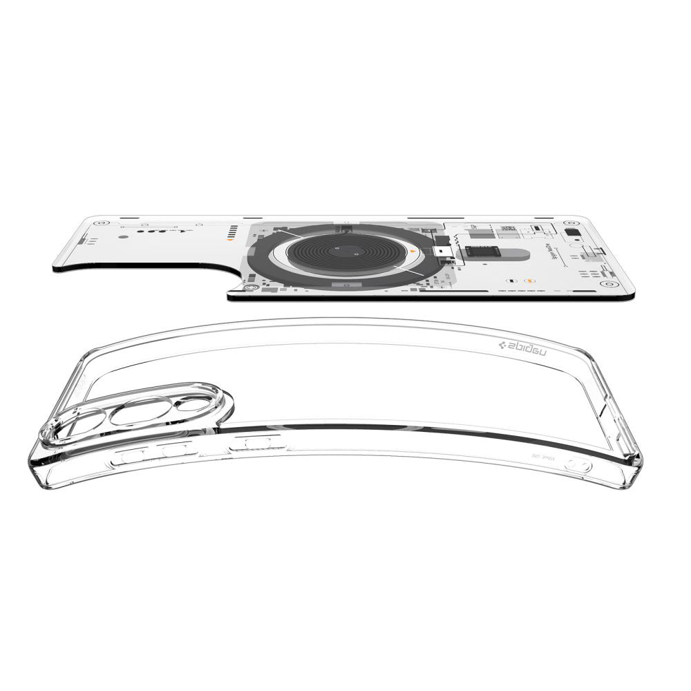 Futrola MagSafe za Samsung Galaxy S25 Edge S937, Spigen, Ultra Hybrid Neo One, Transparentna ACS09416