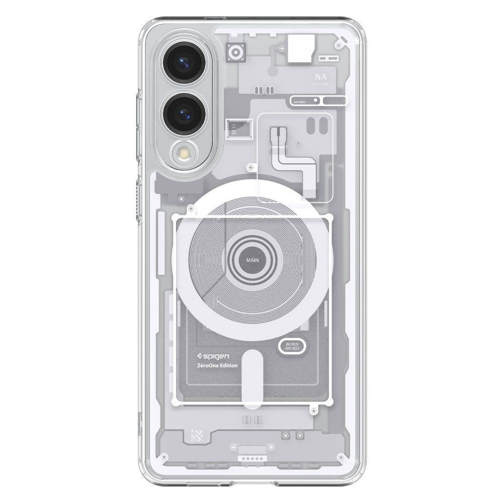 Futrola MagSafe za Samsung Galaxy S25 Edge S937, Spigen, Ultra Hybrid Zero One, Bela ACS09417