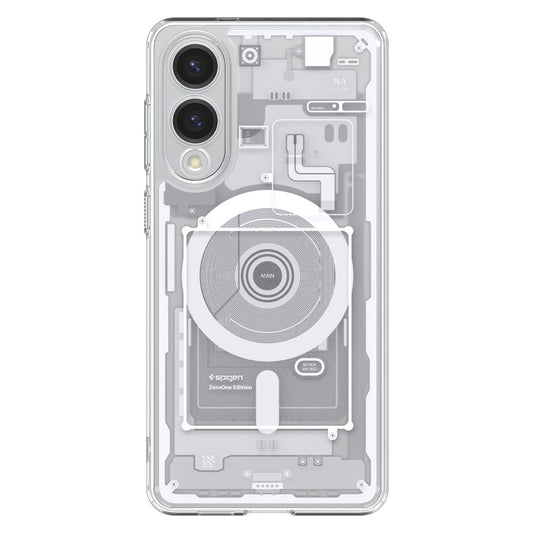 Futrola MagSafe za Samsung Galaxy S25 Edge S937, Spigen, Ultra Hybrid Zero One, Bela ACS09417
