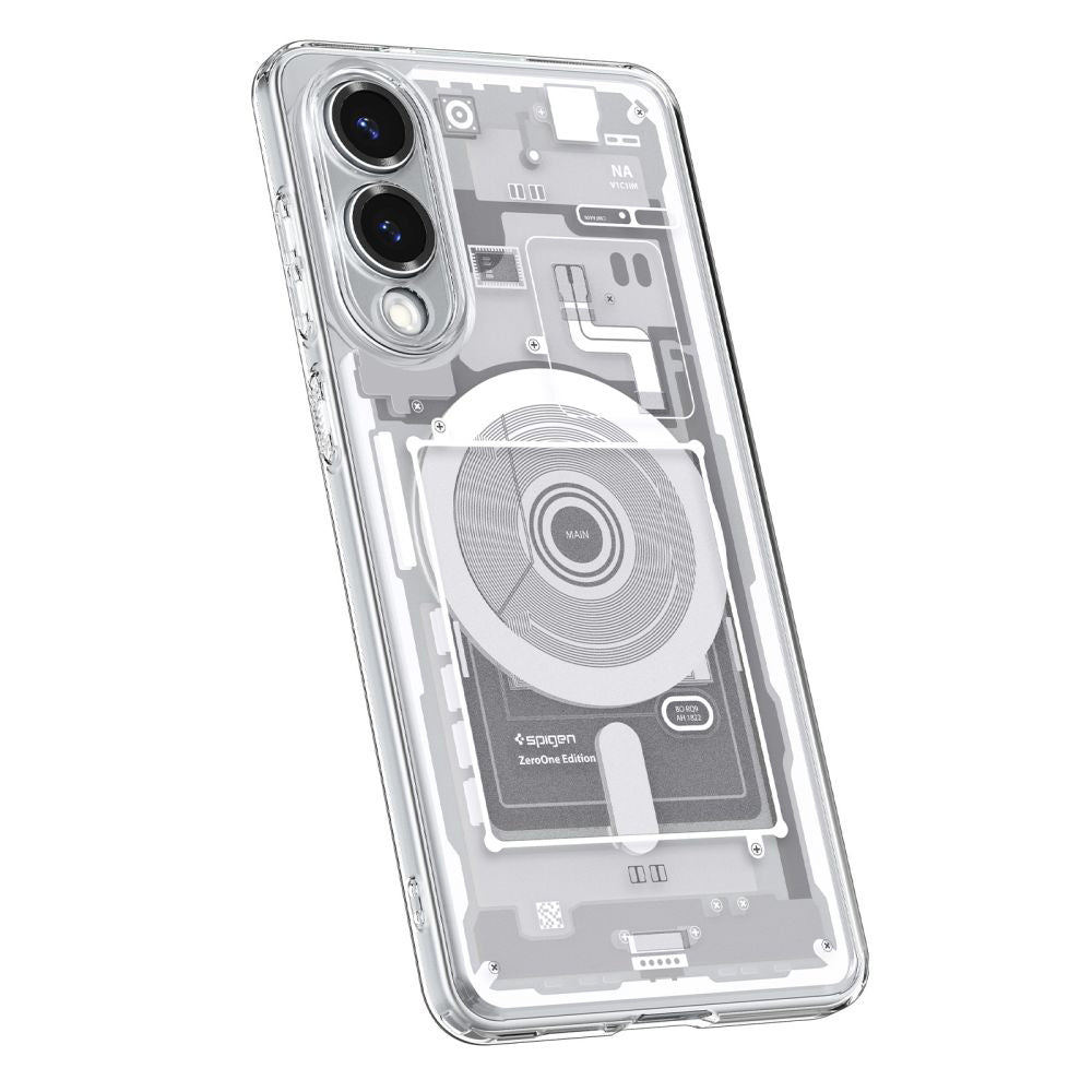 Futrola MagSafe za Samsung Galaxy S25 Edge S937, Spigen, Ultra Hybrid Zero One, Bela ACS09417