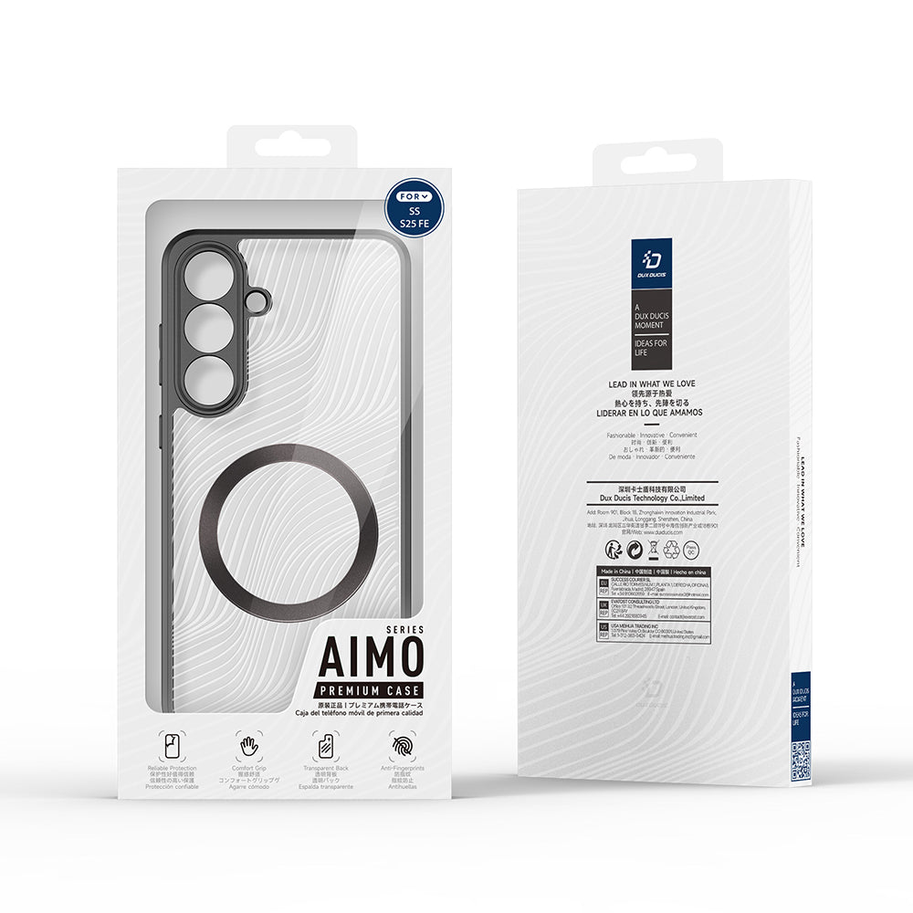 MagSafe futrola za Samsung Galaxy S25 FE, DUX DUCIS, Aimo, Crna
