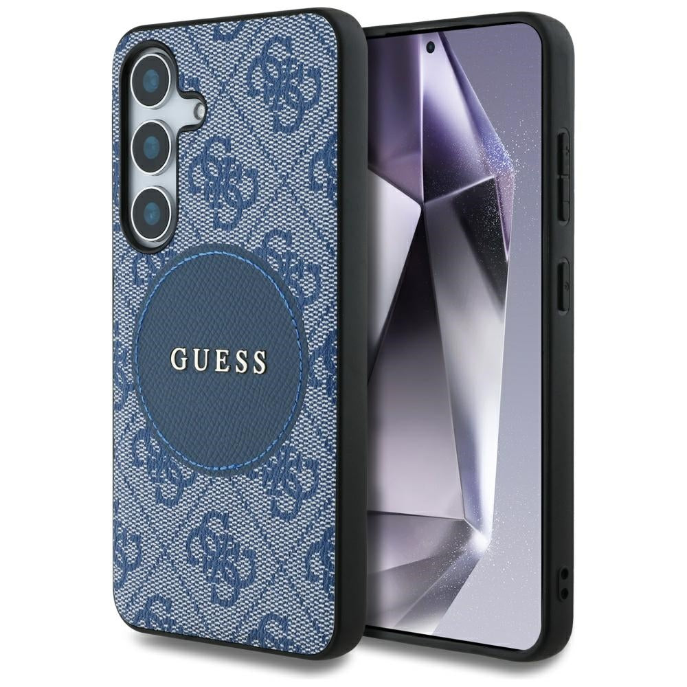 Futrola MagSafe za Samsung Galaxy S25+ S936, Guess, 4G Circle Classic Logo, Plava
