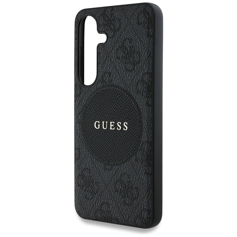 Futrola MagSafe za Samsung Galaxy S25+ S936, Guess, 4G Circle Classic Logo, Crna