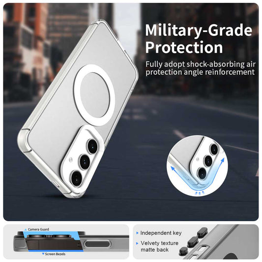 MagSafe futrola za Samsung Galaxy S25+ S936 / S24+ S926, Techsuit, CandyCase, Bela