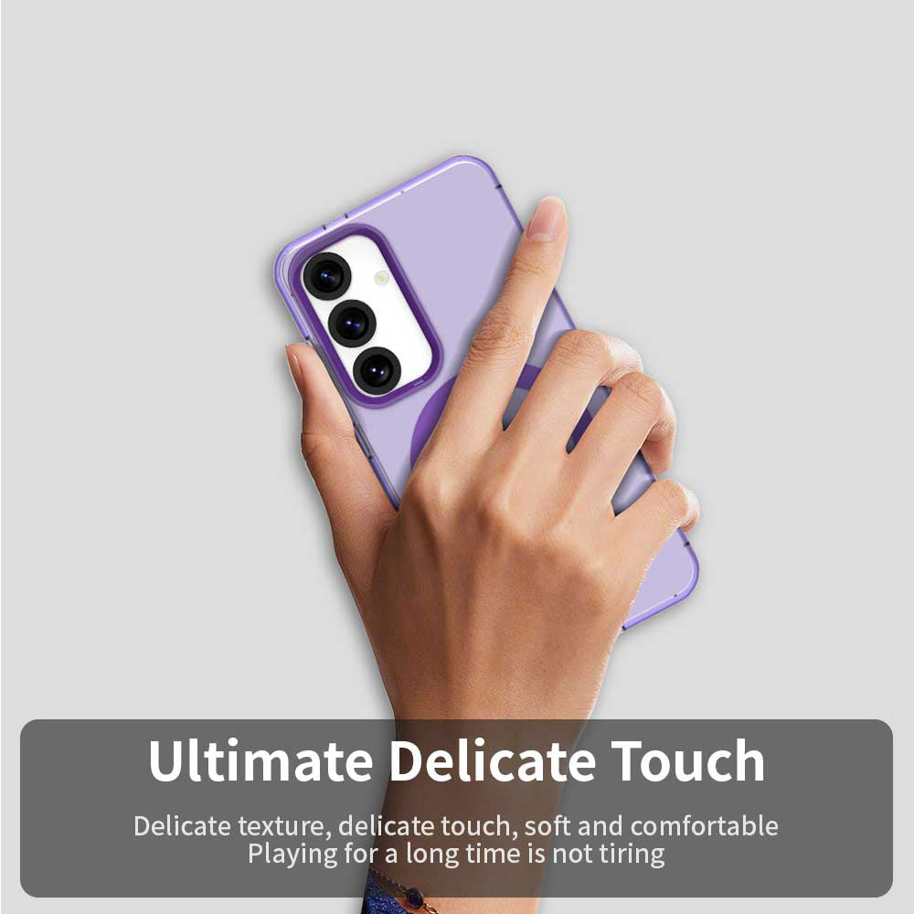 MagSafe futrola za Samsung Galaxy S25+ S936 / S24+ S926, Techsuit, CandyCase, Ljubičasta