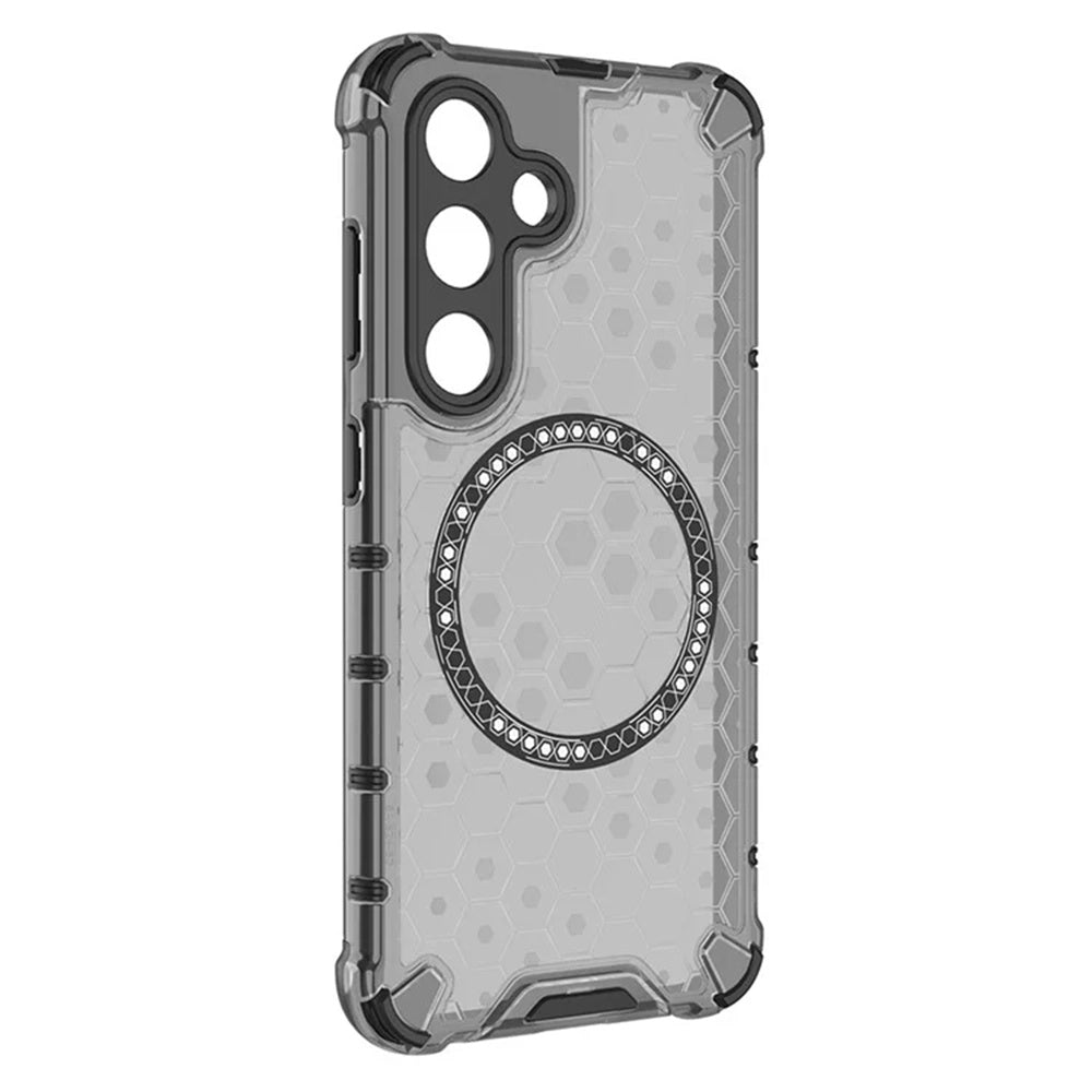 MagSafe futrola za Samsung Galaxy S25+ S936, Techsuit, HoneyComb Shield, Crna
