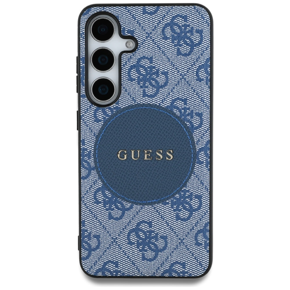 Futrola MagSafe za Samsung Galaxy S25 S931, Guess, 4G Circle Classic Logo, Plava