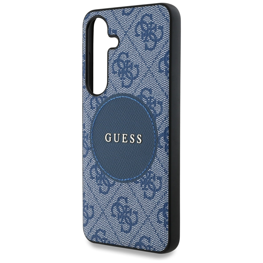 Futrola MagSafe za Samsung Galaxy S25 S931, Guess, 4G Circle Classic Logo, Plava